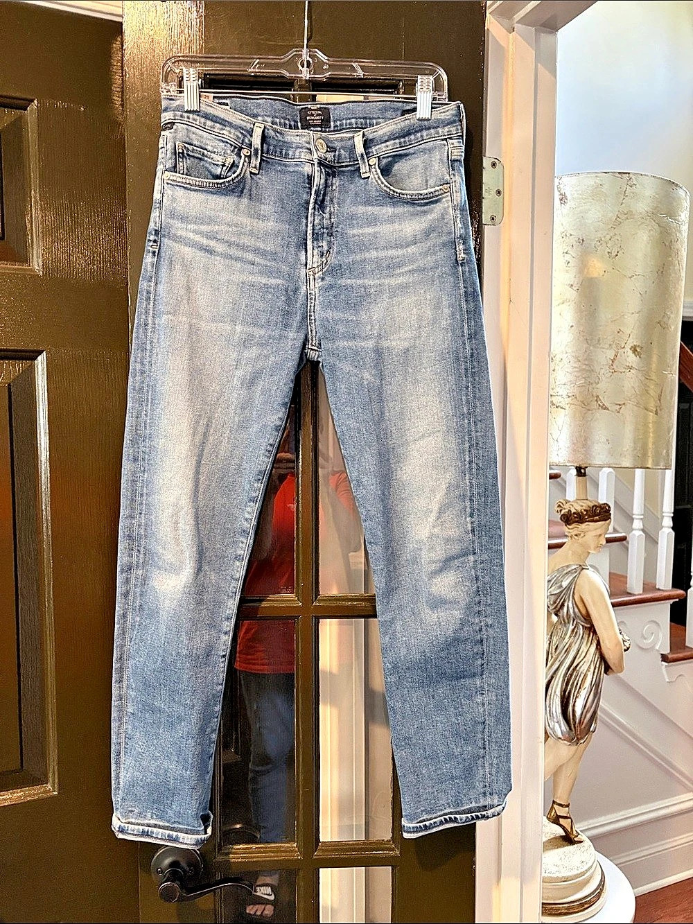 Citizens of Humanity Harlow Ankle High Rise Slim Jeans Blue Waist 29